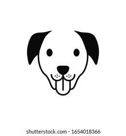 Dog Face Icon Design Isolated On Stock Vector (Royalty Free) 1654018366 ...