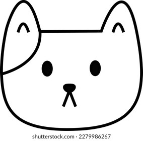 Dog face icon. Dog head icon. Vector illustration. Animal Logotype . Animal,pet symbol. 