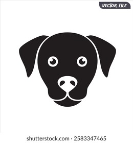 Dog face icon vector design
