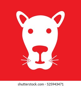 dog face Icon Vector Illustration
