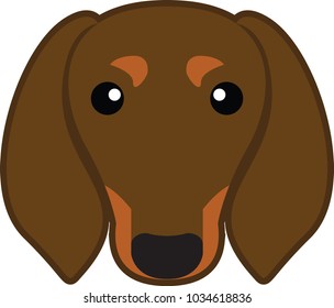 dog face logo