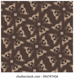 dog face pattern