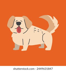 Dog Face Pet Character Illustrations
