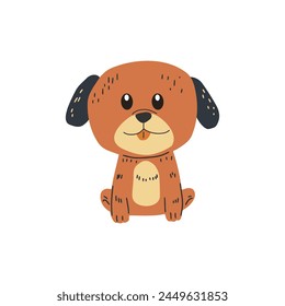 Dog Face Pet Character Illustrations