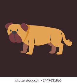 Dog Face Pet Character Illustrations