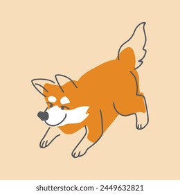 Dog Face Pet Character Illustrations
