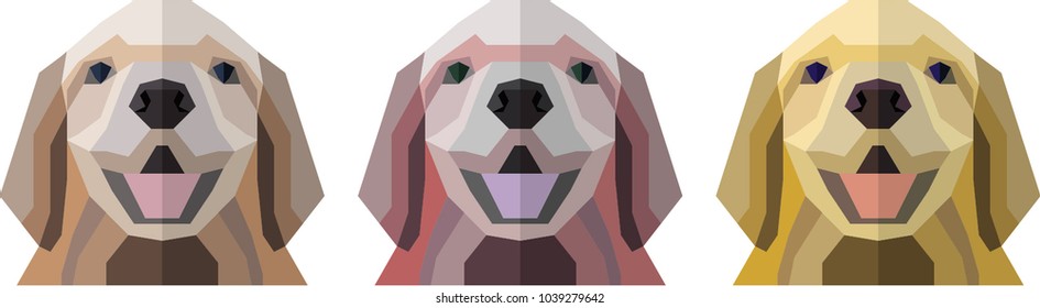 dog face vector icon