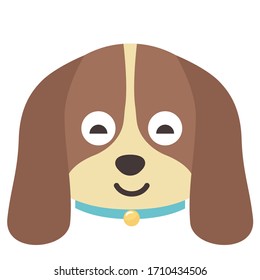 Dog Farm Animals Illustration Emoji Face Design Art