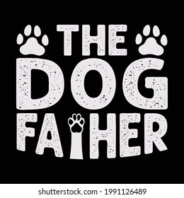 The dog father - vector