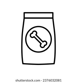 dog feed package icon animal food icon 