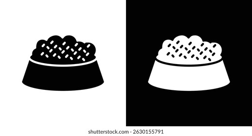 Conceito de ícone de alimentação para cães, ilustração de vetor