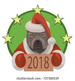 Dog fighting Pitbull new year 2018