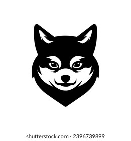 Dog filled icon. Simple vector sign