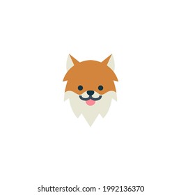 Icono Llanto De Perro Aislado En Fondo Blanco