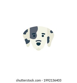 Icono Llanto De Perro Aislado En Fondo Blanco