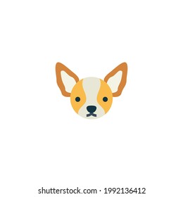 Icono Llanto De Perro Aislado En Fondo Blanco