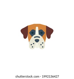 Icono Llanto De Perro Aislado En Fondo Blanco