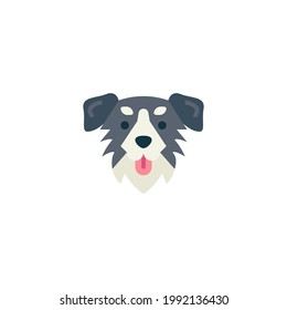 Icono Llanto De Perro Aislado En Fondo Blanco
