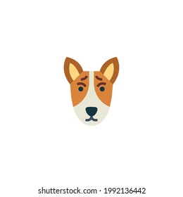 Icono Llanto De Perro Aislado En Fondo Blanco
