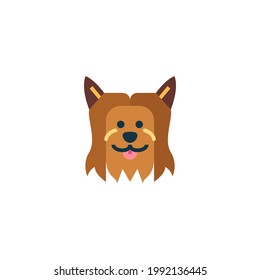 Icono Llanto De Perro Aislado En Fondo Blanco