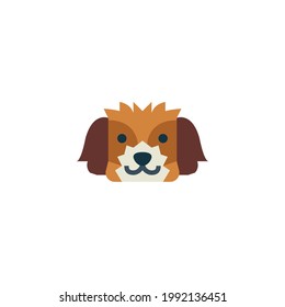 Icono Llanto De Perro Aislado En Fondo Blanco
