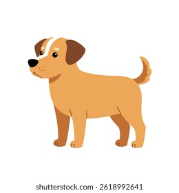 Dog flat vector illustration Eps 10