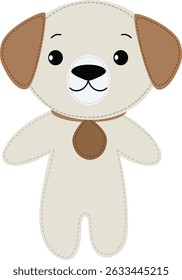 dog flat vector no background