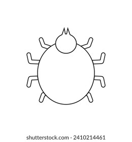 dog flea icon vector illustration design
