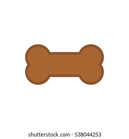 Dog food biscuit vector isolated