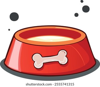 Dog Food blow Vector Illustration – Pet Accessory