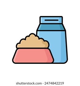 dog food icon vector design template simple and clean