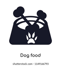 Dog food icon vector isolated on white background for your web and mobile app design, Dog food logo concept