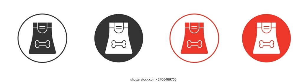 Dog food icon. web vector design