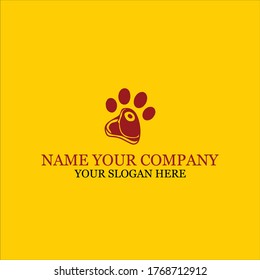 Dog Food logo design template