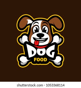 Dog food logo template