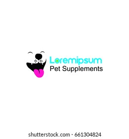 dog food pet logo icon vector