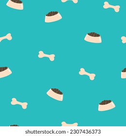 ilustración vectorial de alimento para perros