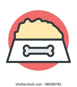 Dog Food Vector Icon