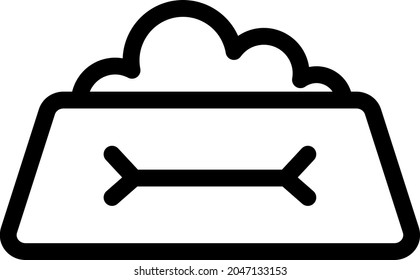 Hundefutter-Vektorsymbol
