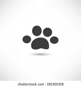 Dog footprint