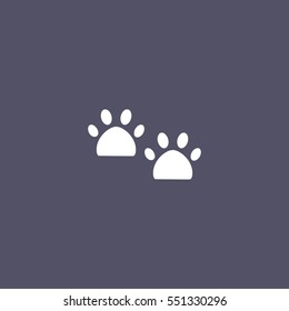 dog footprint icon