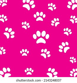 dog footprints logo background illustration abstract design.
