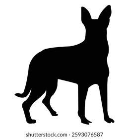 Dog forward stock image photo vector art silhouette template background