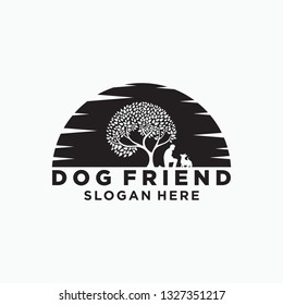 DOG FRIEND vector logo