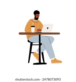 Dog Friendly Coffee Shop Set Clipart. People enjoying coffee, working, relaxing in the cafe with their furry friends flat vector illustration. Baristas preparing drinks in beanery.