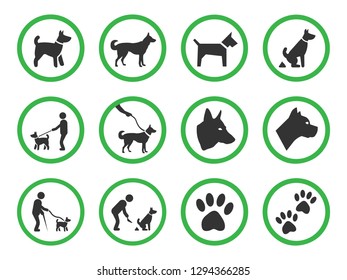 juego de símbolos para perros, se permiten iconos para mascotas