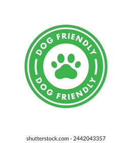 Pegatina, etiqueta o emblema para perros. Mejor vector de icono de mascotas para el elemento de diseño de embalaje de productos. Vector aislado en estilo plano.
