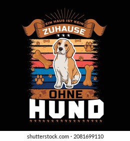 Dog Germany T shirt | Zuhause Ohne Hund