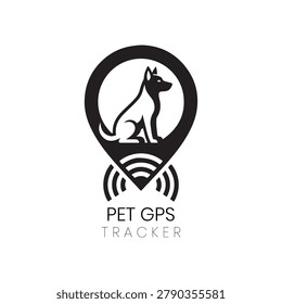 Dog GPS tracker logo offers a premium, modern visual identity perfectly tailored for next-generation canine safety systems. This sleek Dog GPS tracker logo ensures immediate commercial appeal, positioning your Dog GPS tracker logo at the forefront of the smart pet technology market.
