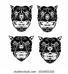 dog graphic design vector art